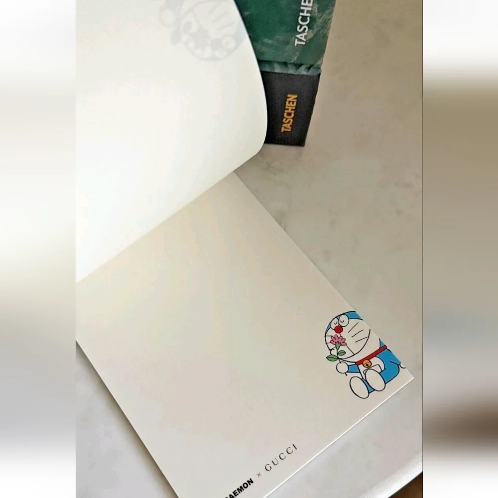NEW Gucci X Doraemon Paper Notepad Limited Edition